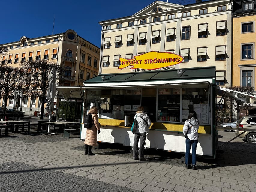 Secret Walking Food Tour Stockholm Old Town - Crossing into modern Norrmalm