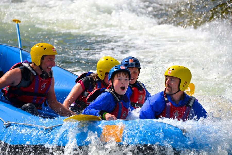 Setesdal, Evje: Family Rafting on the beautiful Otra river - A family-sized adventure on the Otra River