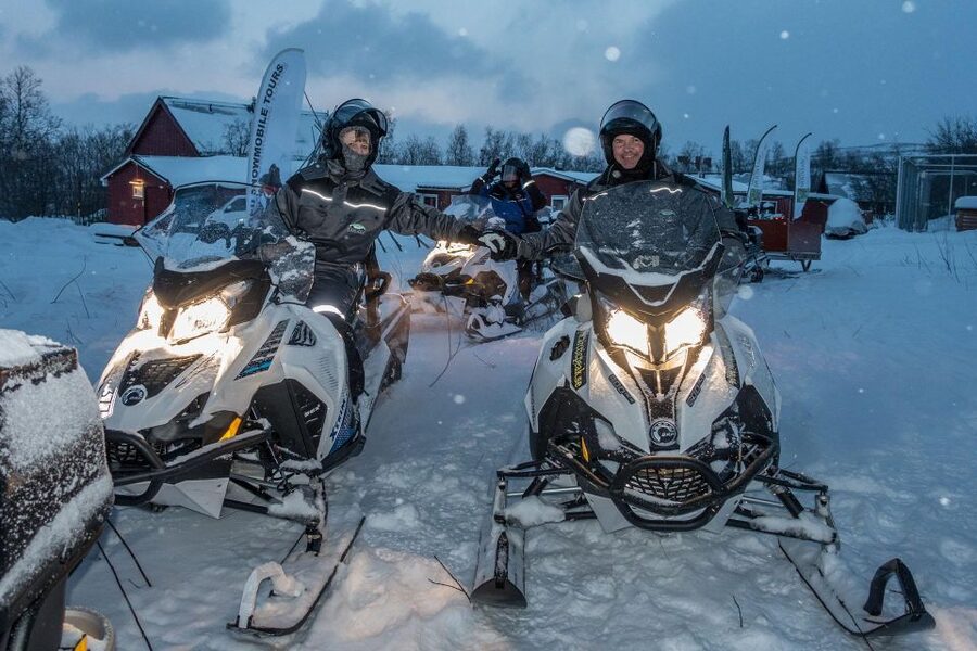 Snowmobile Adventure Abisko (Shared) - Warm drink, snack, and a chance to slow down