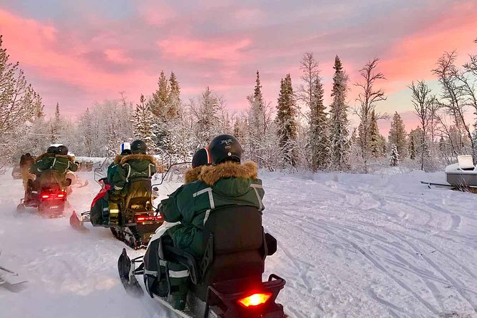 Snowmobile Arctic Adventure - From Kiruna’s Torggatan to the forest tracks