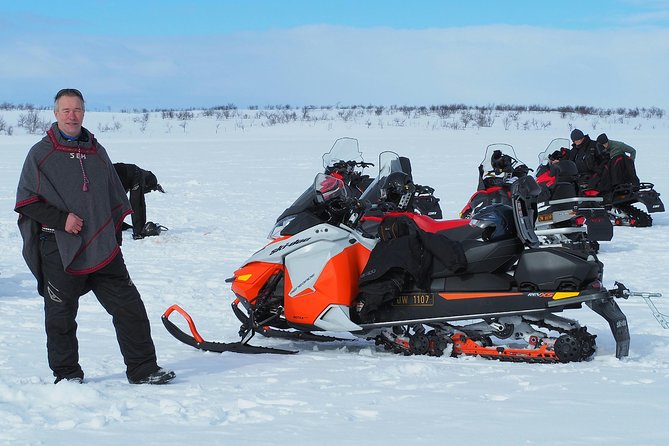 Snowmobile safari in the mountain plateau of Finnmarksvidda - The guide makes the difference