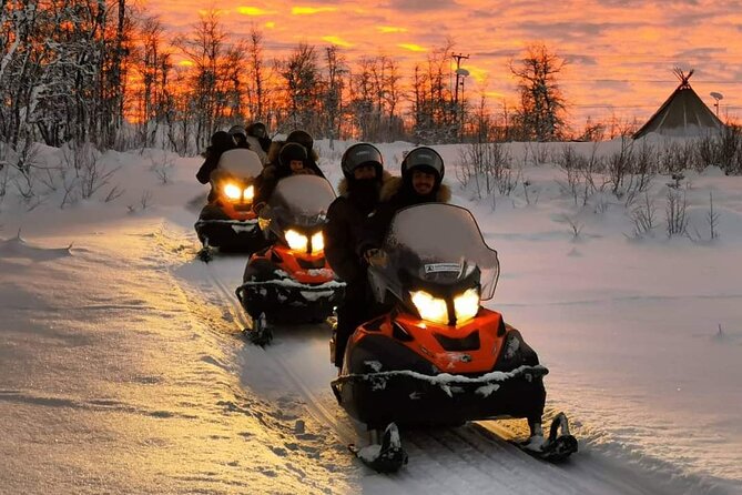 Snowmobile Safari to Lapland viewpoint - Leaving Kiruna at 9:00 a.m.