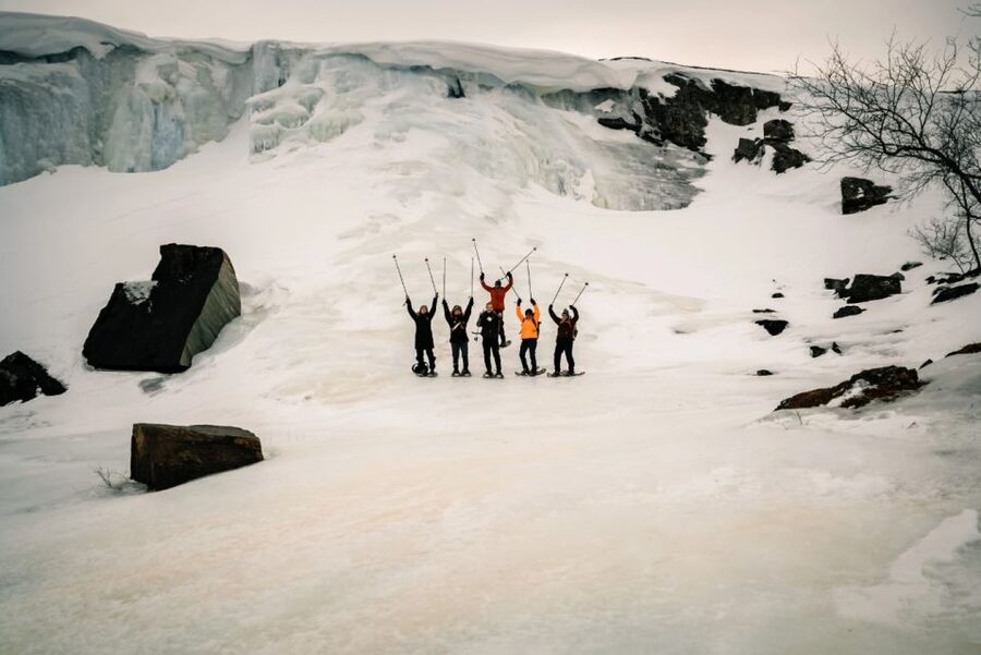 Snowshoeing Adventure to the Enchanting Frozen Waterfall - Key points about the Orvvosfossen snowshoe walk