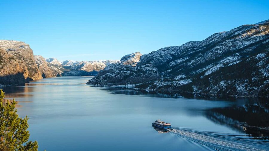 Stavanger: Scenic Fjord Cruise to Lysefjord and Preikestolen - Fantahålå, the cave of the fugitives