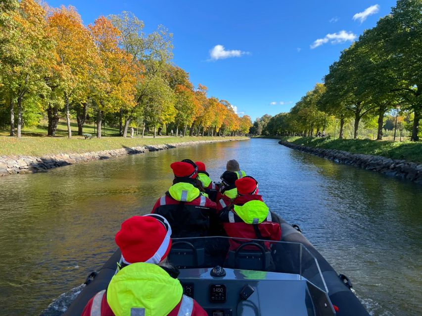 Stockholm: 2-Hour RIB Speed Boat Tour of the Archipelago - Cruising under Djurgårdsbrunnscanal’s historic bridges