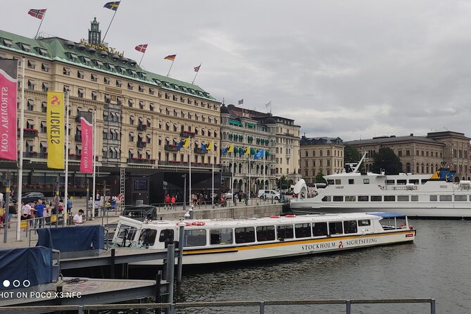 Stockholm- A Beauty On The Water: Old Town Walking Tour and Boat Trip Combined - Boarding at Strömkajen for the canal ride