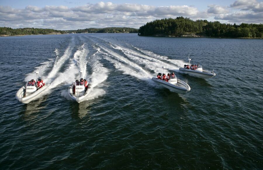Stockholm Archipelago RIB Speed Boat Tour with Swedish Fika - Stockholm’s waterfront sights before the throttle opens