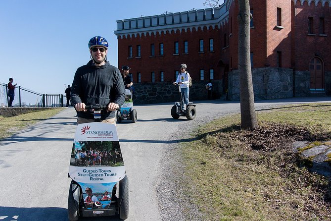 Stockholm City Segway Tour - Learning the Segway before the city ride