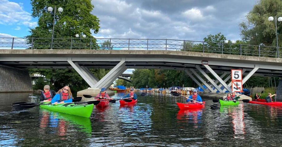 Stockholm Evening Kayak with BBQ. - From Hornstull to the Långholmen kayaks