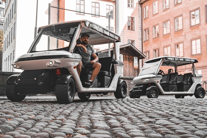 Stockholm Highlights: Private Golf Cart Tour - Monteliusvägen: five minutes with a wide view