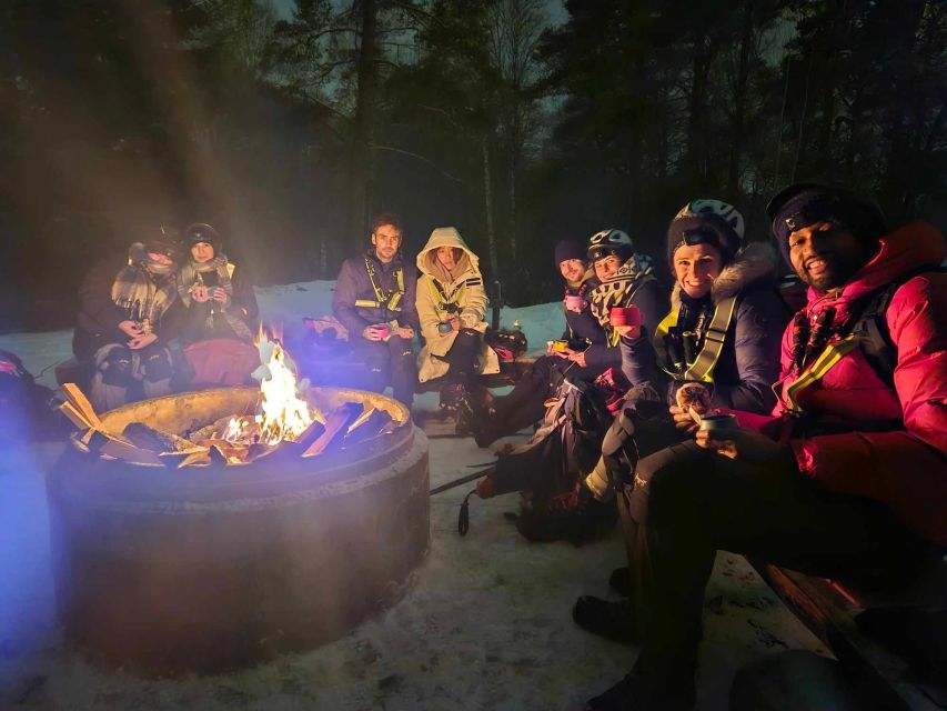 Stockholm: Ice Skating in the Moonlight with Hot Chocolate - Learning the safety system before stepping onto the ice