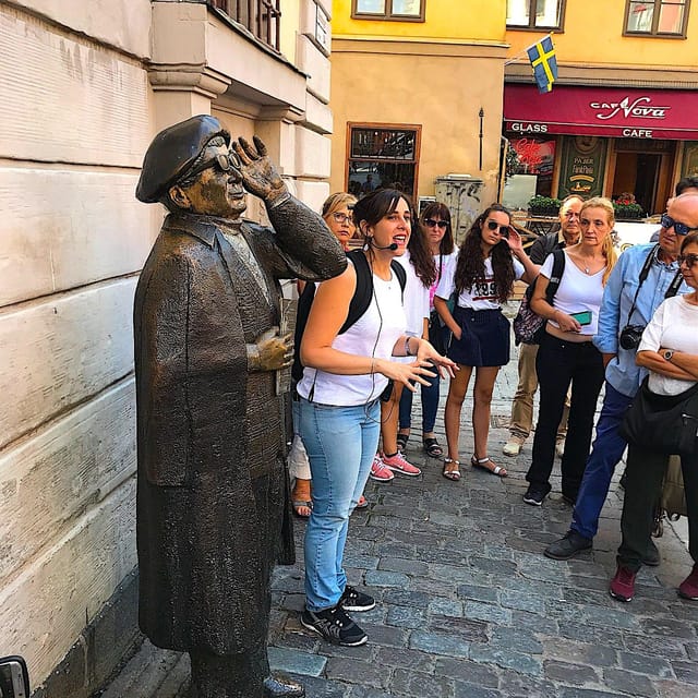 Stockholm: Modern City Walking Tour with Local Guide - New Bridge Square and the Royal Swedish Academy of Music