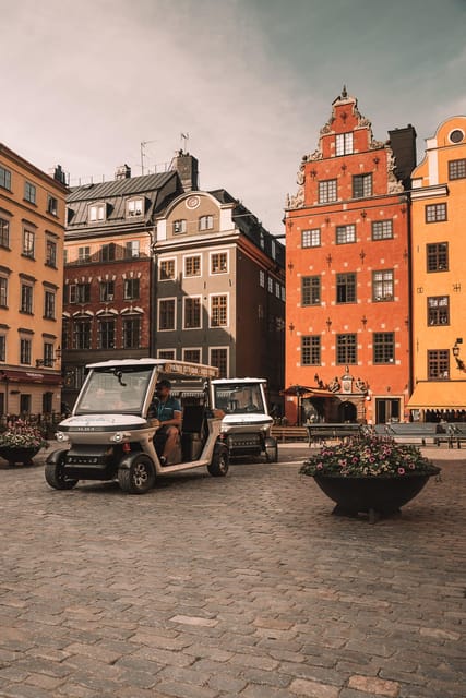 Stockholm Private Golf Cart Tours - Djurgårdsstaden and Nya Djurgårdsvarvet add local character