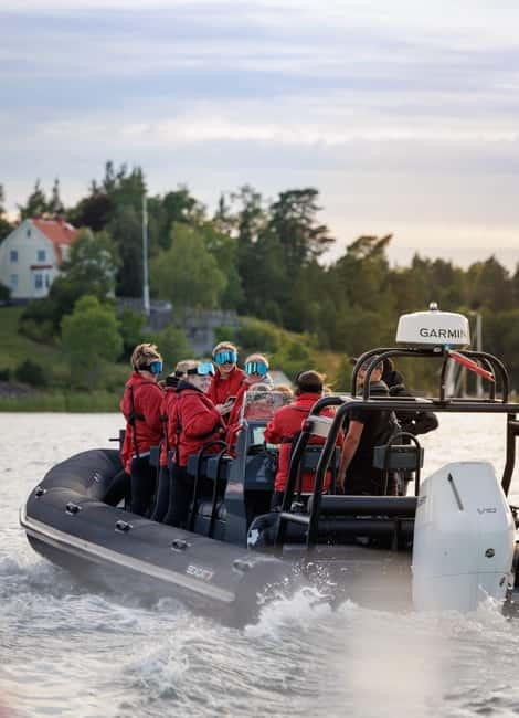 Stockholm: RIB Speed boat tour incl. island visit - Leaving Stockholm from Strandvägen