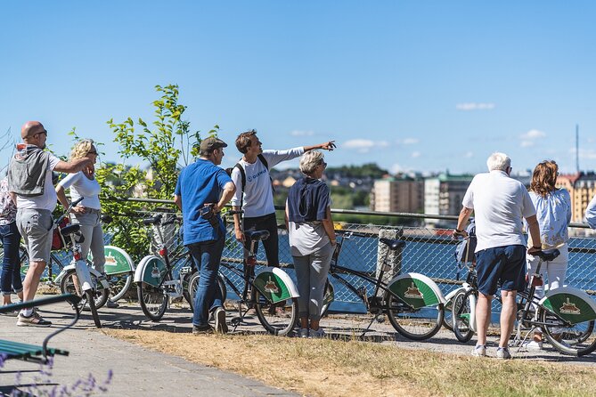 Stockholm’s Urban Treasures Private Bike Tour - Gamla Stan ends with the city’s biggest symbols
