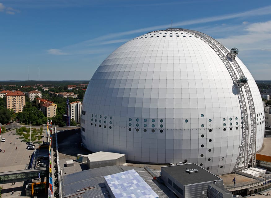 Stockholm: SkyView Glass Gondola Ride - The climb to 130 meters