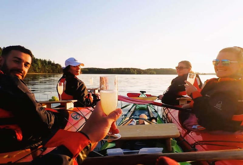 Stockholm: Sunset Archipelago Kayaking & Toast on the Water - Safety briefing and getting fitted out