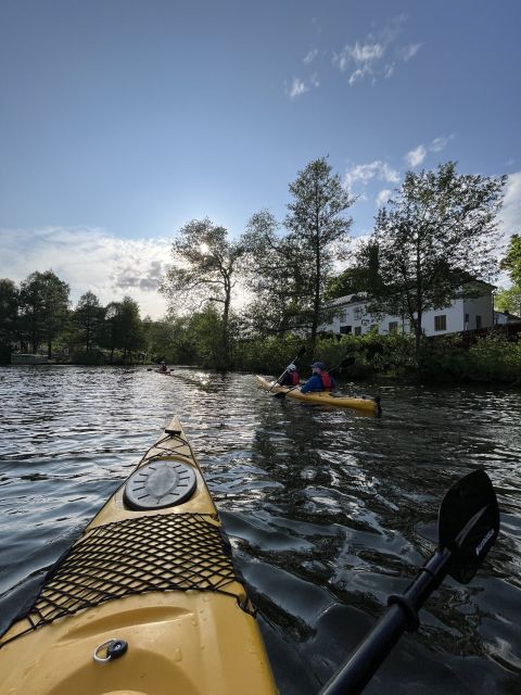 Stockholm: Sunset Kayak Tour in the City + Swedish Fika - The second paddle as the light changes