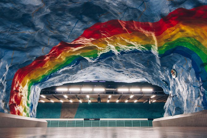 Stockholm: Underground Metro Art Ride with a Local - The Olympic homage and the four elements