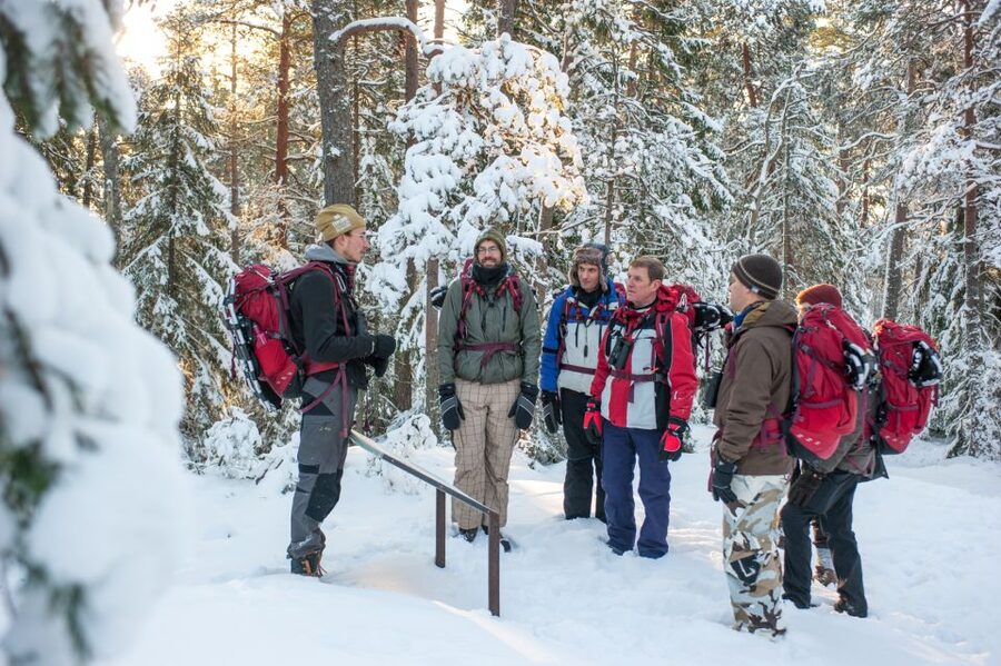 Stockholm: Winter Snowshoe Full-Day Hike - What to wear for seven cold hours