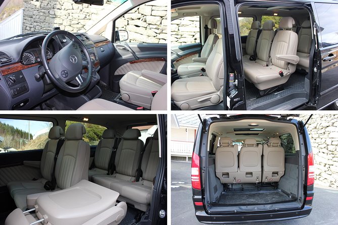 TRANSFER, STANDARD, 1-7 PAX: Bergen airport transfer - Getting to the cruise port or Hurtigruten terminal