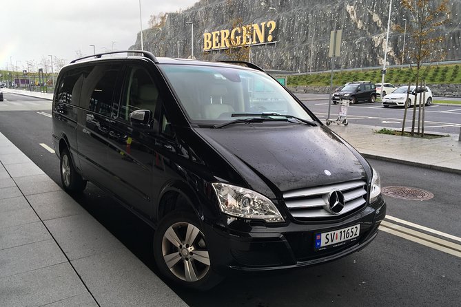 TRANSFER, STANDARD, 1-7 PAX: Bergen airport transfer - Central Bergen hotels, apartments, and other drop-offs