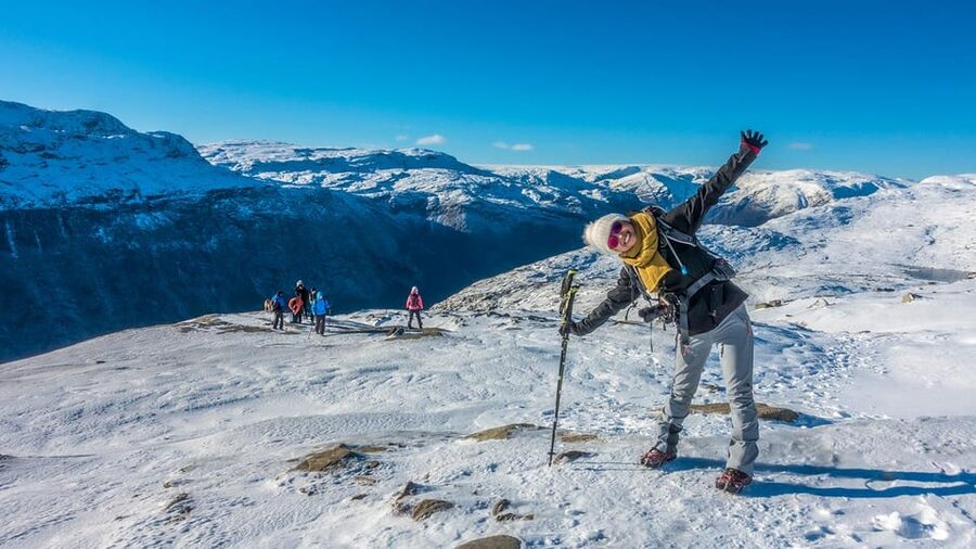 Trolltunga Autumn Hike Go Viking - Headlamps and the long return