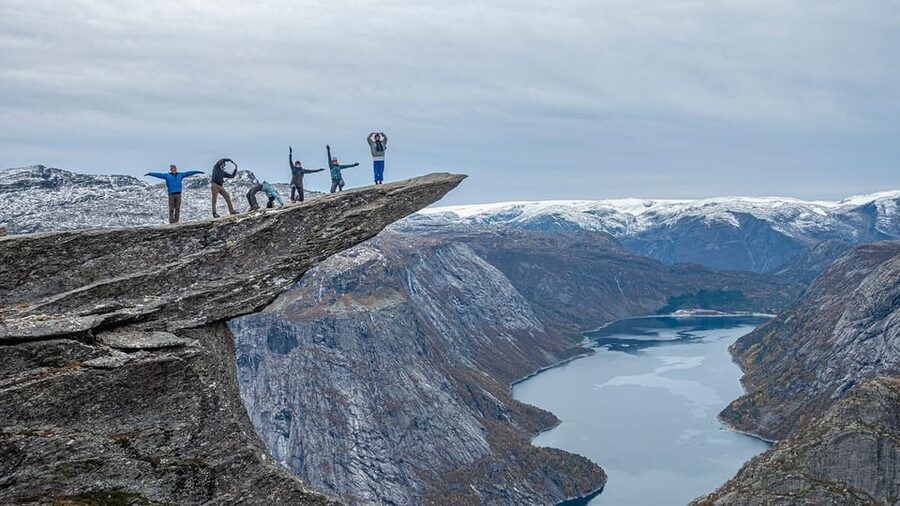 Trolltunga Autumn Hike Go Viking - What to pack for a cold, wet day