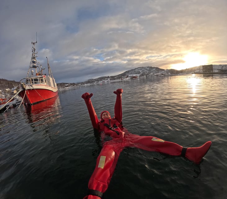 Tromsø: Arctic Fjord Floating in Survival Suit - Key points to know before you book