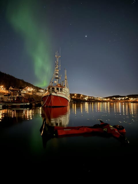 Tromsø: Arctic Fjord Floating in Survival Suit - Can you see the Northern Lights from the water?