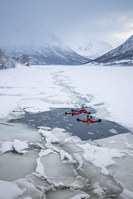 Tromsø: Arctic Floating with Snacks and Drinks - The Walk Down to the Fjord