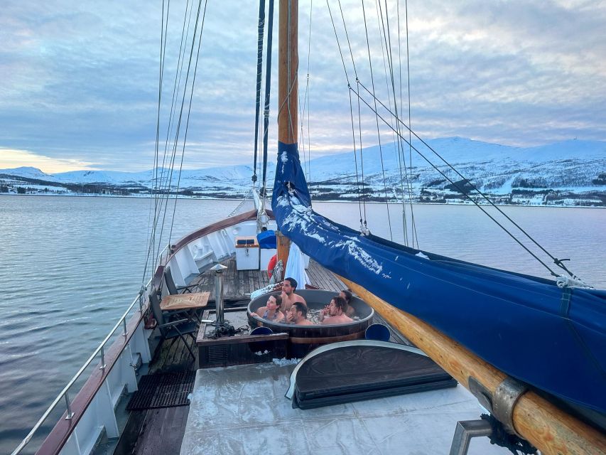 Tromsø: Luxury Polar Fjord Cruise w/ Hot Tub & Polar Plunge - Reindeer soup and the onboard coffee bar