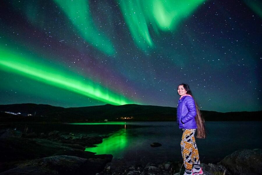 Tromsø: Northern Lights Chase Minibus Tour - Kilpisjärvi and the Finnish border option