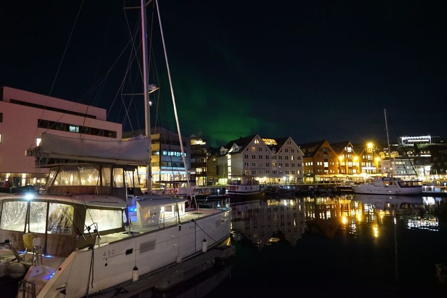 Tromsø: Northern Lights Luxury Catamaran Cruise - The Arctic Princess and its warm viewing areas