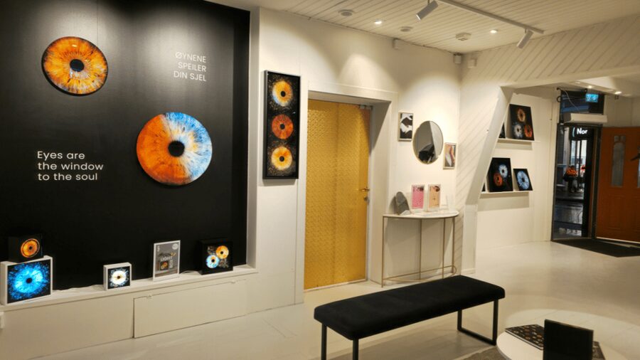 Tromsø: Reveal Your Eye Experience at the Iris Galerie - Seeing Tromsø Through a Close-Up Iris Image