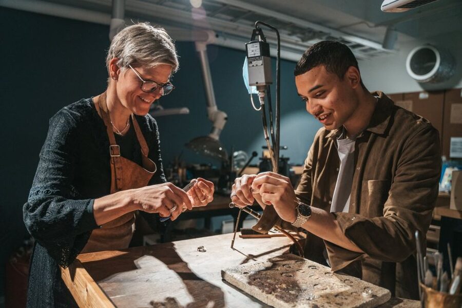 Tromsoe: Make your own silver ring in a goldsmith workshop - A Tromsø souvenir with your fingerprints on it