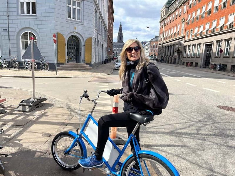 Urban Design and Livability E-bike Tour - Leaving Nyhavn on an e-bike