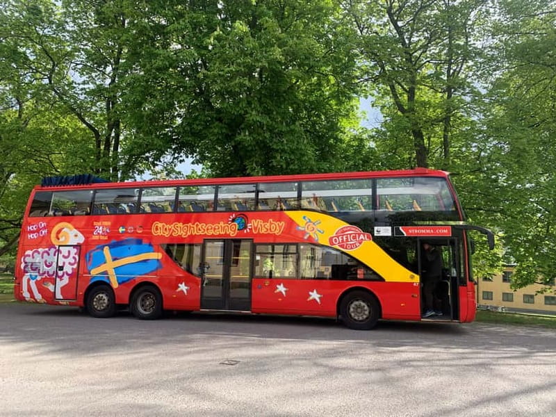Visby: Hop-On Hop-Off 1 day Bus Tour - Kneippbyn Resort outside the old center